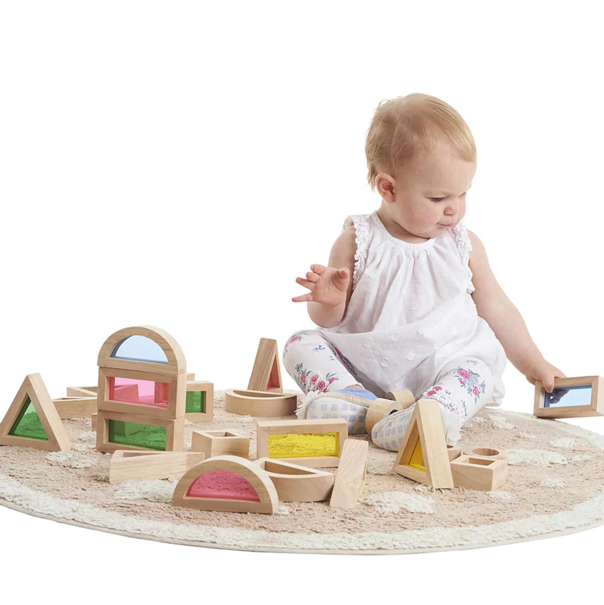 STEM Color Mixing Building Blocks | 24-Piece Light Table Set