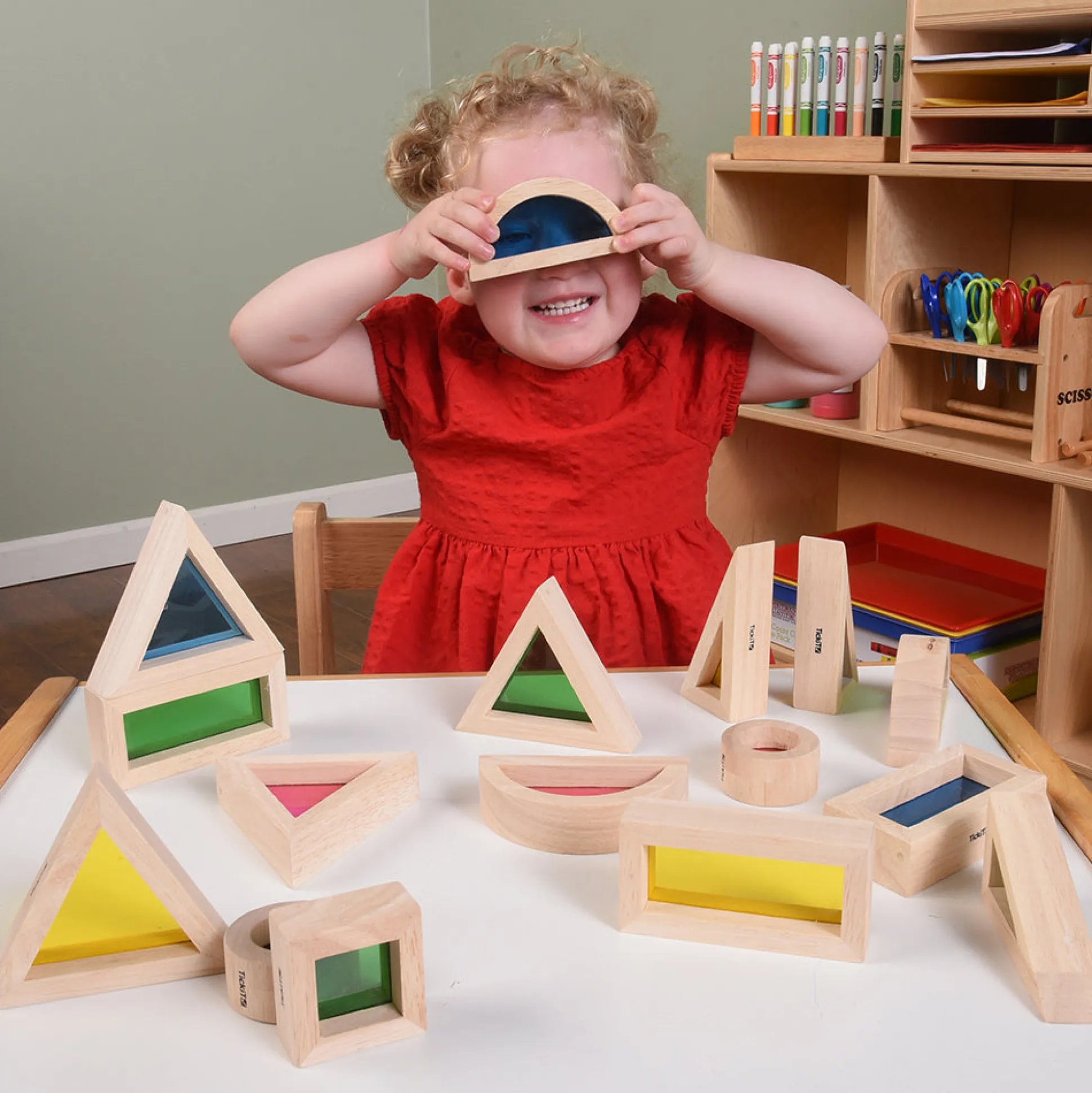 STEM Color Mixing Building Blocks | 24-Piece Light Table Set