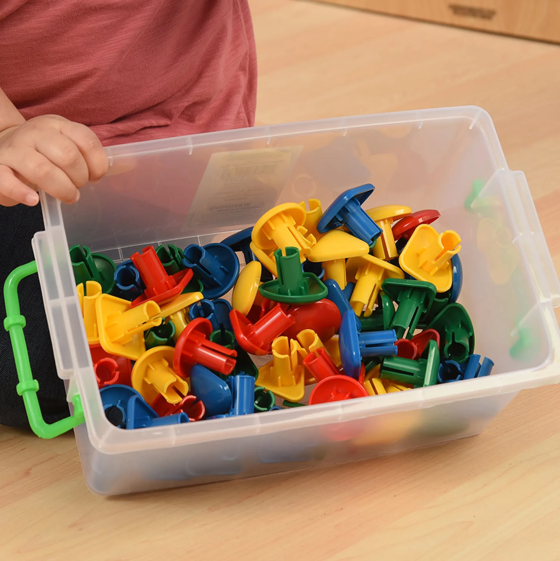 STEM Mega Pegboard Set | 100 Jumbo Pegs with Stand for Sorting, Patterns & Fine Motor Skills
