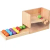 STEM Simple Machine Learning Toy with Visible Mechanism | Durable Hardwood & Acrylic Design