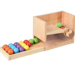 STEM Simple Machine Learning Toy with Visible Mechanism | Durable Hardwood & Acrylic Design