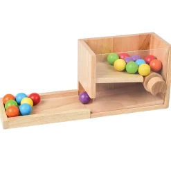 STEM Simple Machine Learning Toy with Visible Mechanism | Durable Hardwood & Acrylic Design