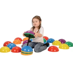 Stepping Domes: Set of 36 Domed Cones for Indoor or Outdoor Classroom Use