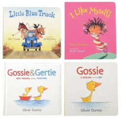 Story Book Board Book 4-Piece Set | Children’s Social Emotional Learning & Early Literacy Collection