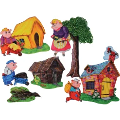 Storytelling Flannel Board Set | Goldilocks, Three Little Pigs & More
