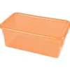 Stowaway Totes with Lids - Tangerine