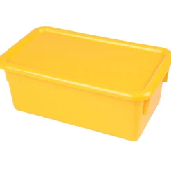 Stowaway Totes with Lids - Yellow