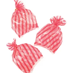 Stripe Cello Bags – 12-Pack