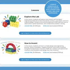 4-Student STEM & Literacy Program Package| PreK-1 | Kid Spark Education