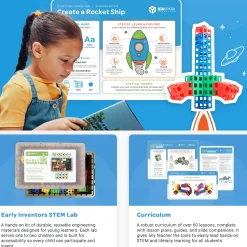4-Student STEM & Literacy Program Package| PreK-1 | Kid Spark Education