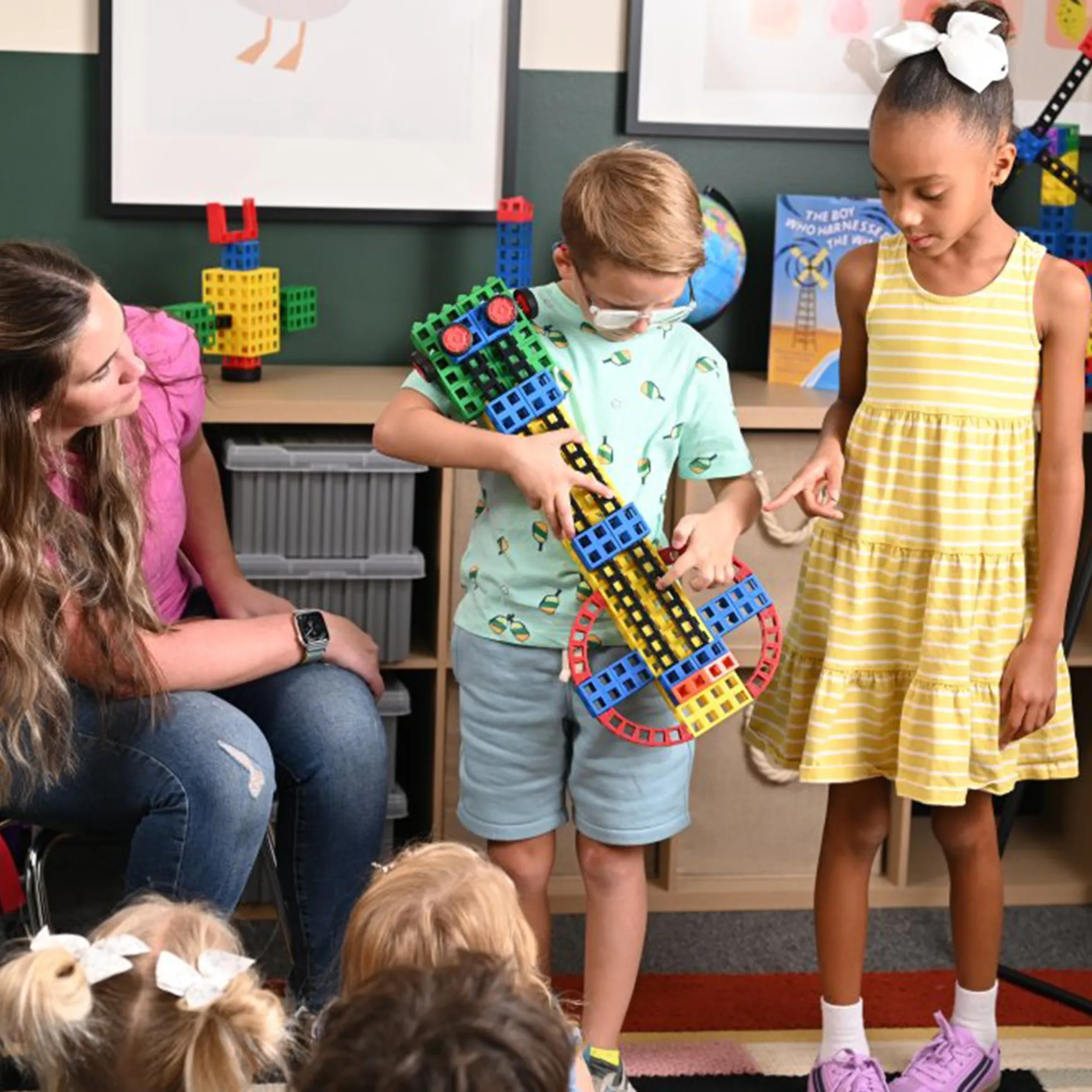 4-Student STEM & Literacy Program Package| PreK-1 | Kid Spark Education