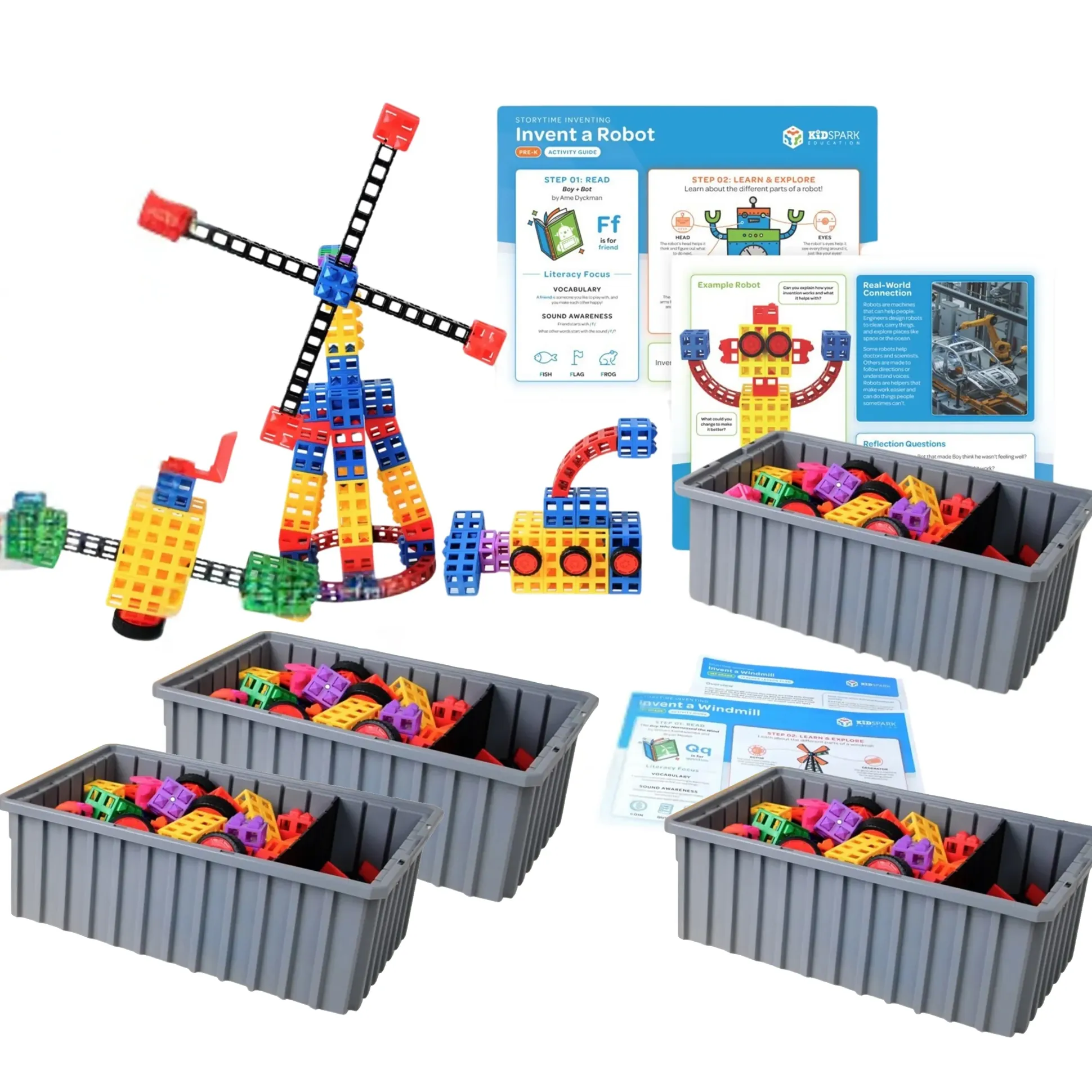 8-Student STEM & Literacy Program Package | PreK-1 | Kid Spark Education
