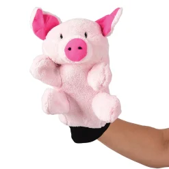 Stuffed Pig Glove Puppet | 9" Storytelling Farm Animal Puppet