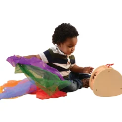 Stuff 'N Pull Scarf Tote | 13-Piece Colorful Sensory & Fine Motor Play Set