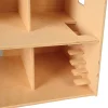 Sturdy Baltic Birch Wooden Dollhouse | Open-Ended Play for Ages 3+