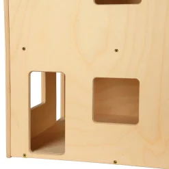 Sturdy Baltic Birch Wooden Dollhouse | Open-Ended Play for Ages 3+