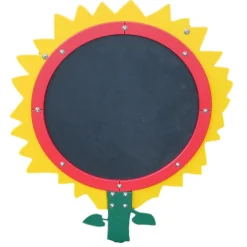 Sunflower Chalkboard Playground Flower | Mountable for Drawing & Play