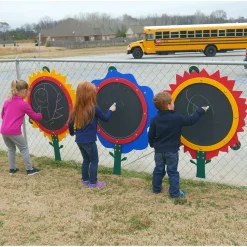 Sunflower Chalkboard Playground Flower | Mountable for Drawing & Play
