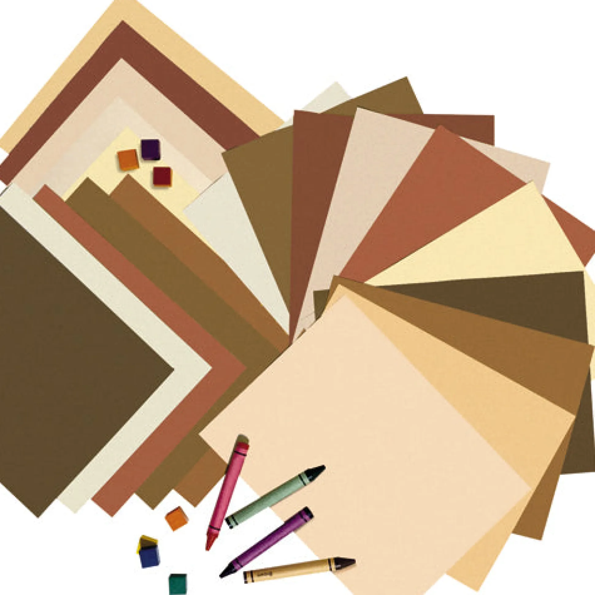 Sunworks® Multi-Cultural Skin-Tone Construction Paper