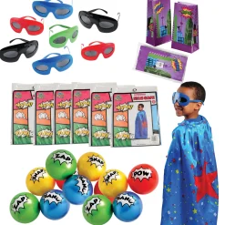 Superhero Adventure Play Bundle | Kids Dress-Up, Active Play & Social-Emotional Learning Kit