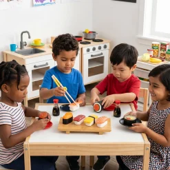 Sushi Play Food | Set of 8 Realistic Pretend Play Sushi
