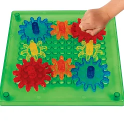 Swap 'N Spin Gear Grid Light | Interactive STEM Gear Board with Spinning Gears