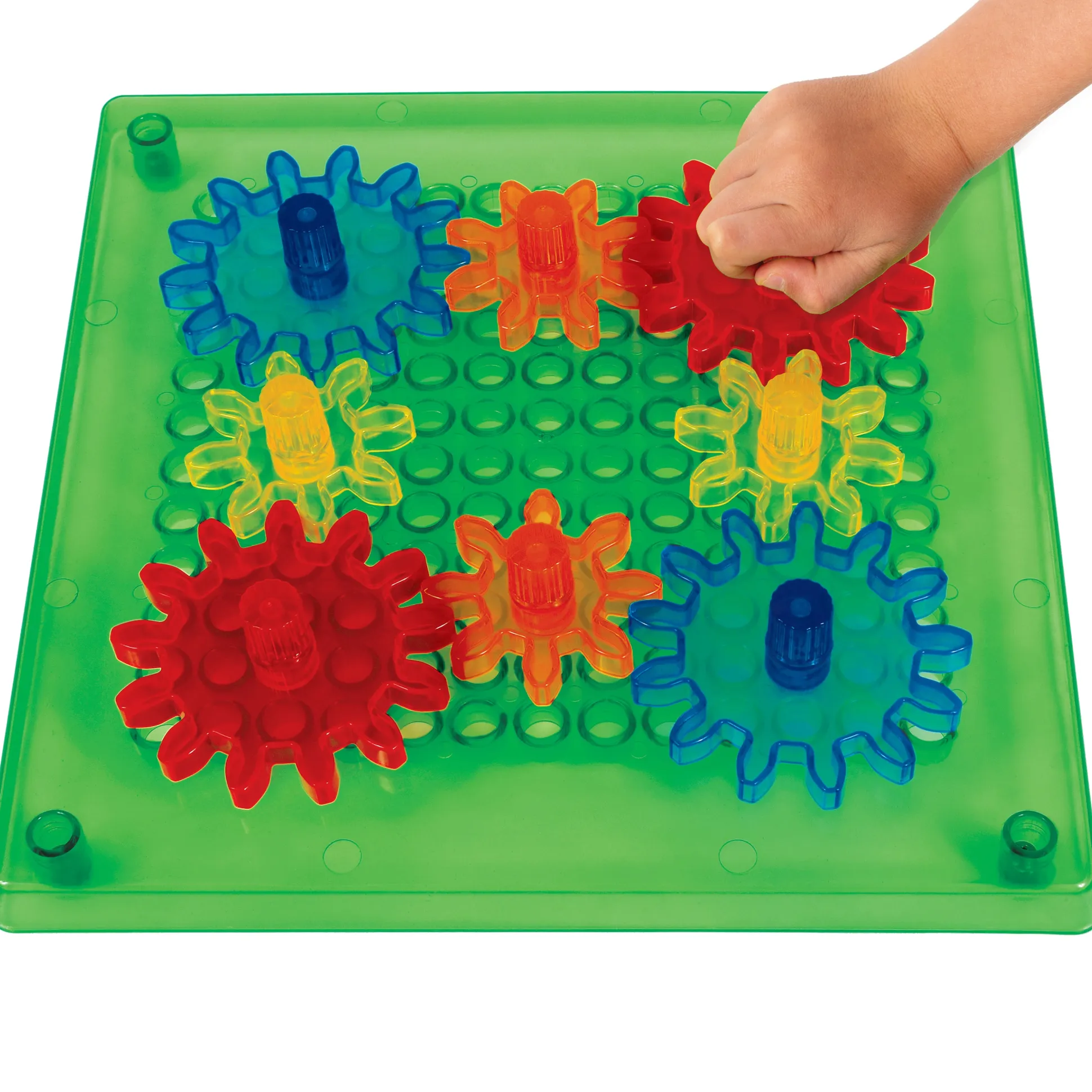 Swap 'N Spin Gear Grid Light | Interactive STEM Gear Board with Spinning Gears