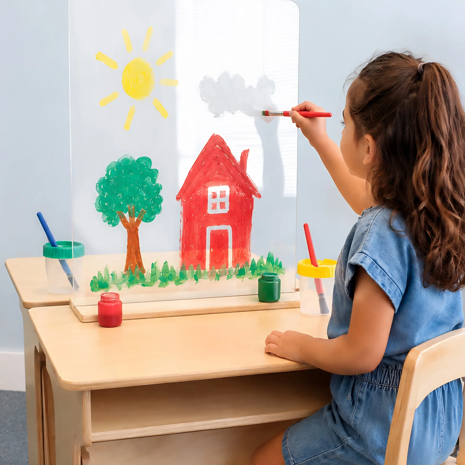 Table Top Acrylic Panel Easel