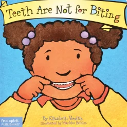 Teeth Are Not For Biting Board Book | Toddler Social-Emotional Learning Tool
