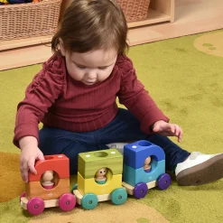 Tegu Magnetic Tram |12-Piece Set for Creative Play
