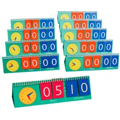 Tell Time Student Flip Chart Set of 10