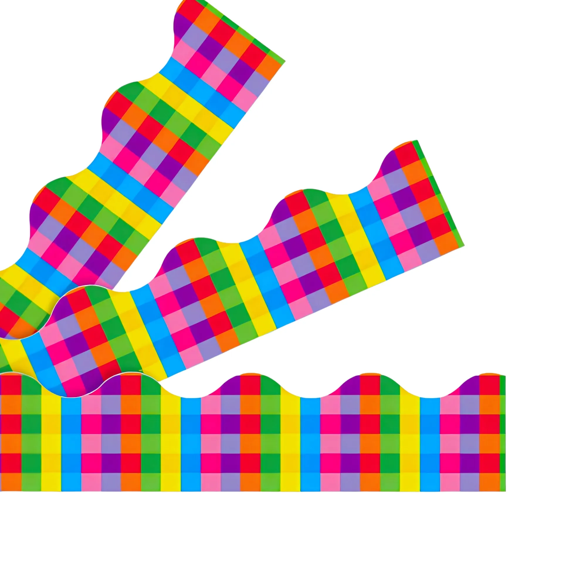 Terrific Trimmers - Rainbow Plaid
