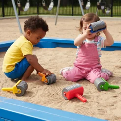 Textured Sand Rollers | Set of 5 Patterned Sensory Tools for Dough & Sand Play