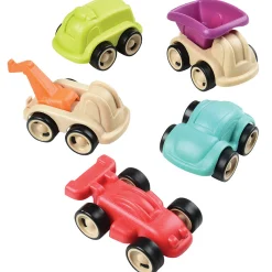 Title: Eco Minimobil Cars – Set of 5 Classic Mini Vehicles for Toddlers