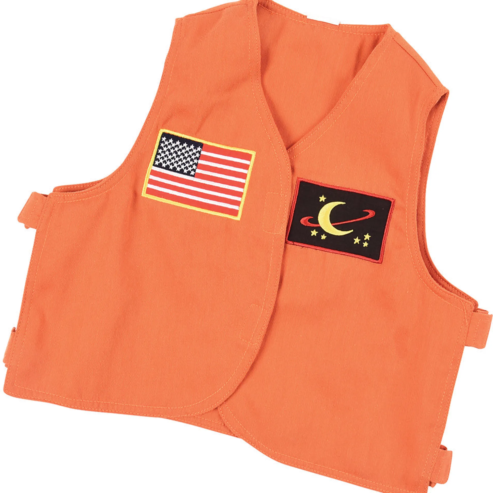 Toddler Astronaut Role-Play Vest & Helmet | Easy Slip-On with Hook & Loop Closures