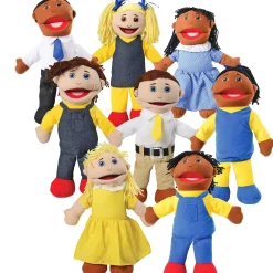 Toddler Diversity Puppets - Set of 8