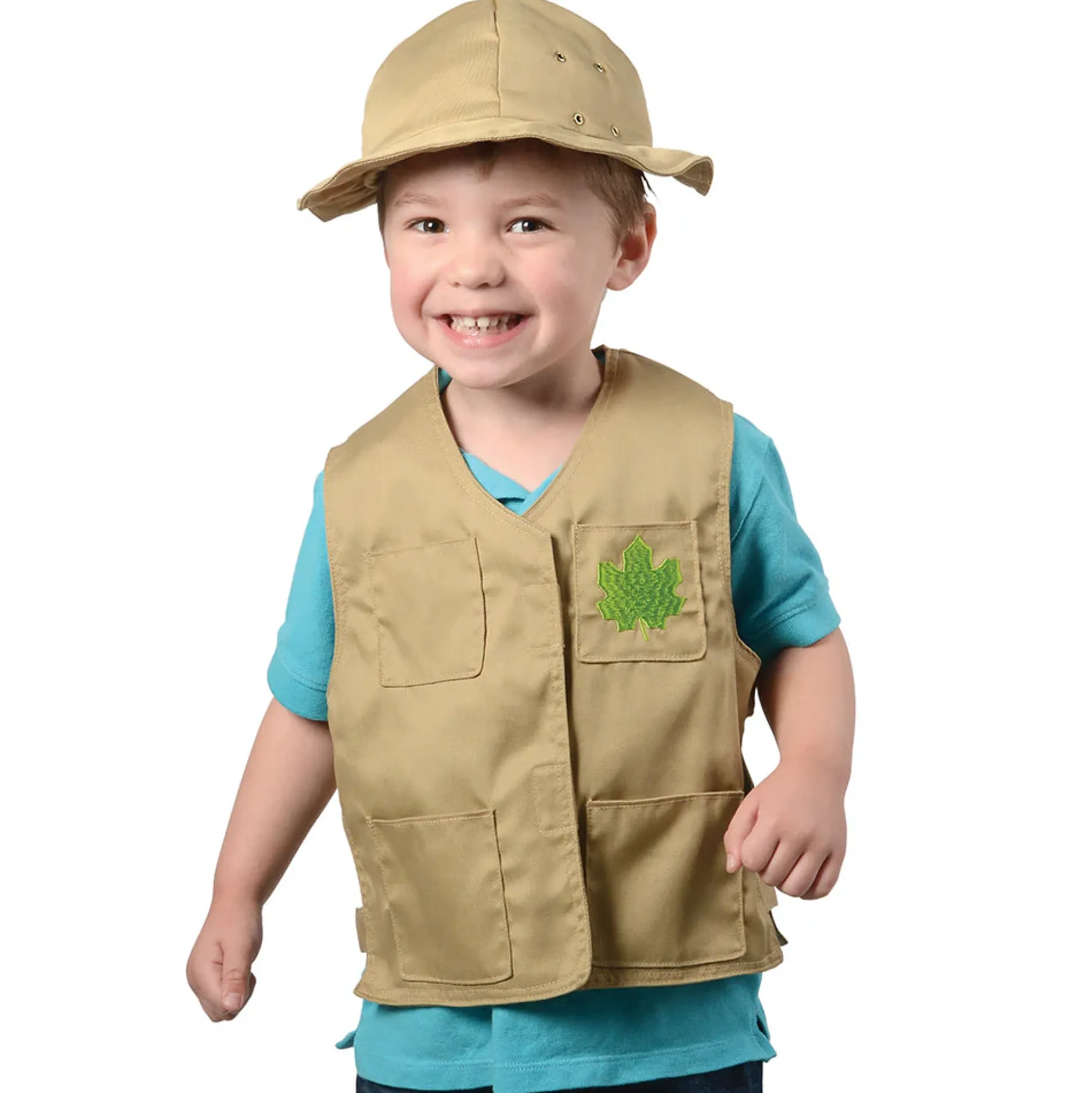 Toddler Dress-Up Vests & Hats Collection: Role-Play Set of 5 | Astronaut, Chef, Farmer, Nature Explorer & Pilot