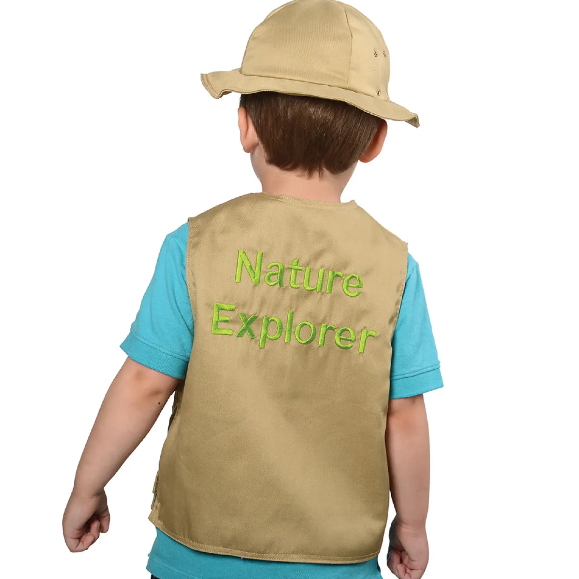 Toddler Dress-Up Vests & Hats Collection: Role-Play Set of 5 | Astronaut, Chef, Farmer, Nature Explorer & Pilot