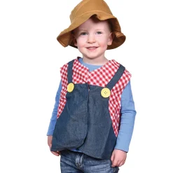 Toddler Dress-Up Vests & Hats Collection: Role-Play Set of 5 | Astronaut, Chef, Farmer, Nature Explorer & Pilot