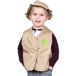 Toddler Dress-Up Vests & Hats Collection: Role-Play Set of 5 | Astronaut, Chef, Farmer, Nature Explorer & Pilot