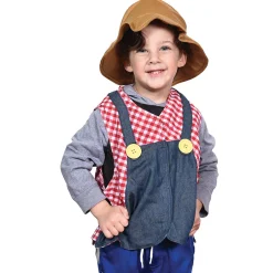 Toddler Farmer Role-Play Vest | Easy Slip-On with Hook & Loop Closures