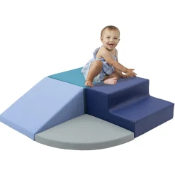 Toddler Gross Motor Play Zone | 8-Piece PlayForms Climber & Crawling Mat Activity Set