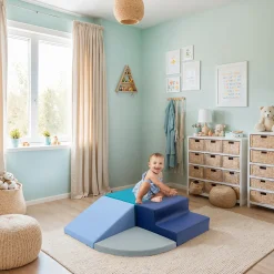 Toddler Gross Motor Play Zone | 8-Piece PlayForms Climber & Crawling Mat Activity Set