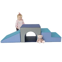 Toddler Gross Motor Play Zone | 8-Piece PlayForms Climber & Crawling Mat Activity Set