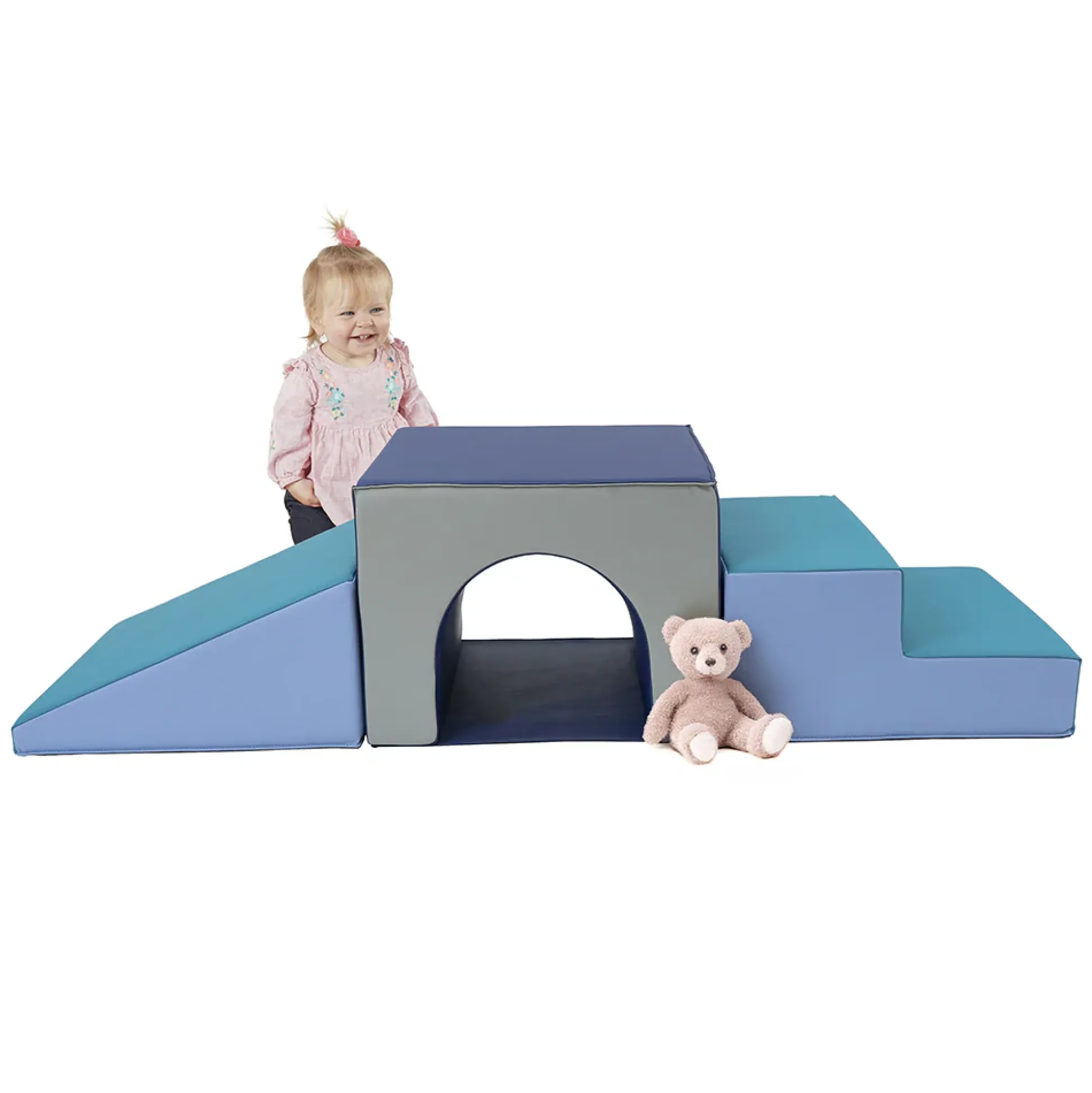 Toddler Gross Motor Play Zone | 8-Piece PlayForms Climber & Crawling Mat Activity Set
