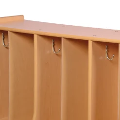 Toddler Locker Unit with Cubbies, Seat & Coat Hooks