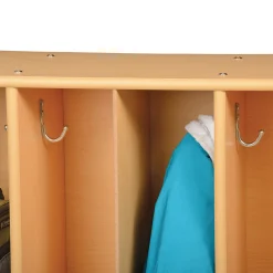 Toddler Locker Unit with Cubbies, Seat & Coat Hooks