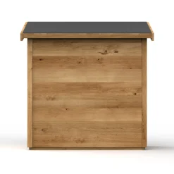 Toddler Outdoor Storage Shed | Child-Sized Wooden Learning & Math Materials Organizer