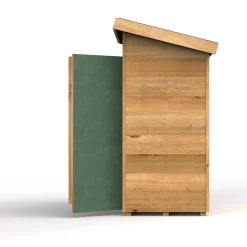 Toddler Outdoor Storage Shed | Child-Sized Wooden Learning & Math Materials Organizer