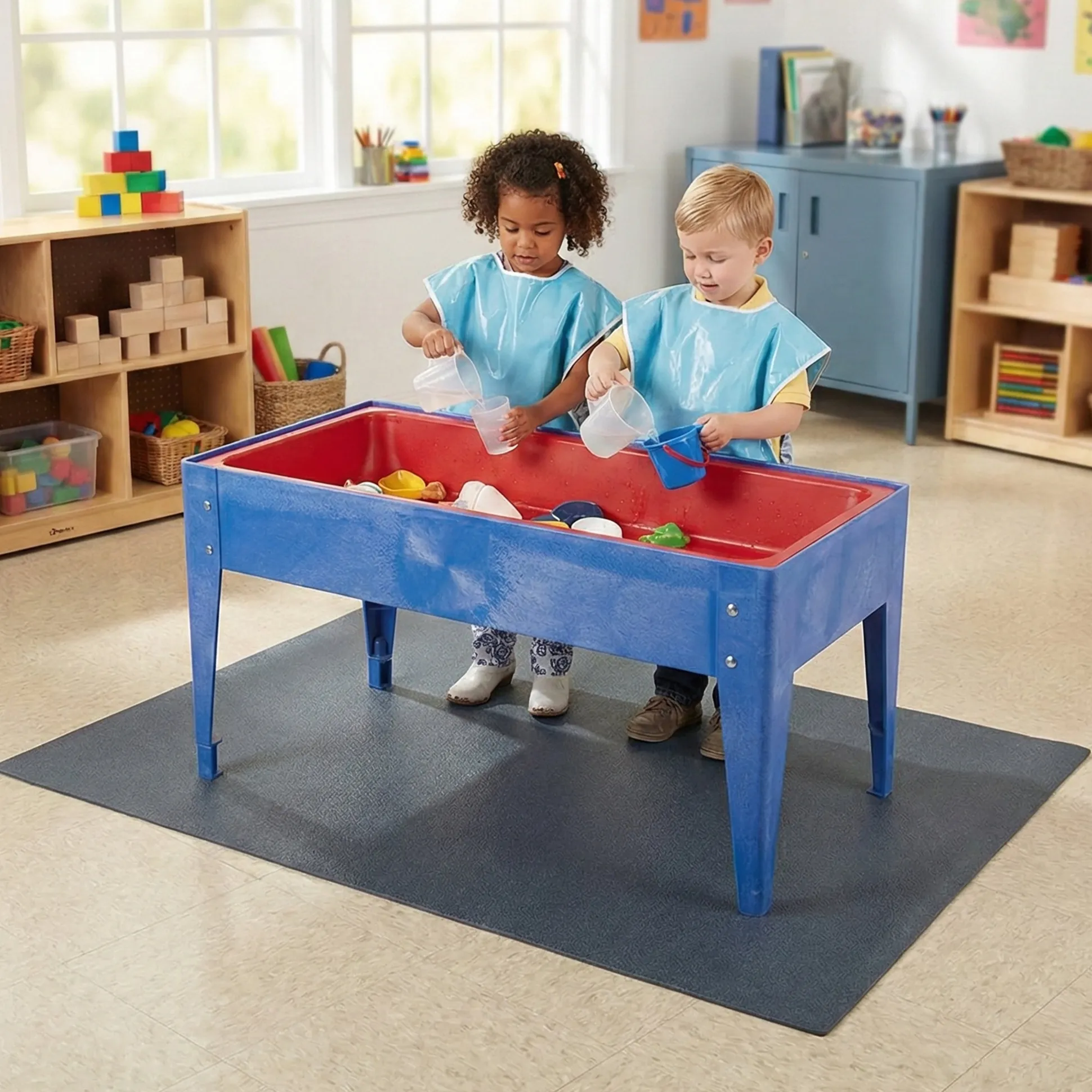 Toddler Sand & Water Table for Indoor and Outdoor Learning Environments